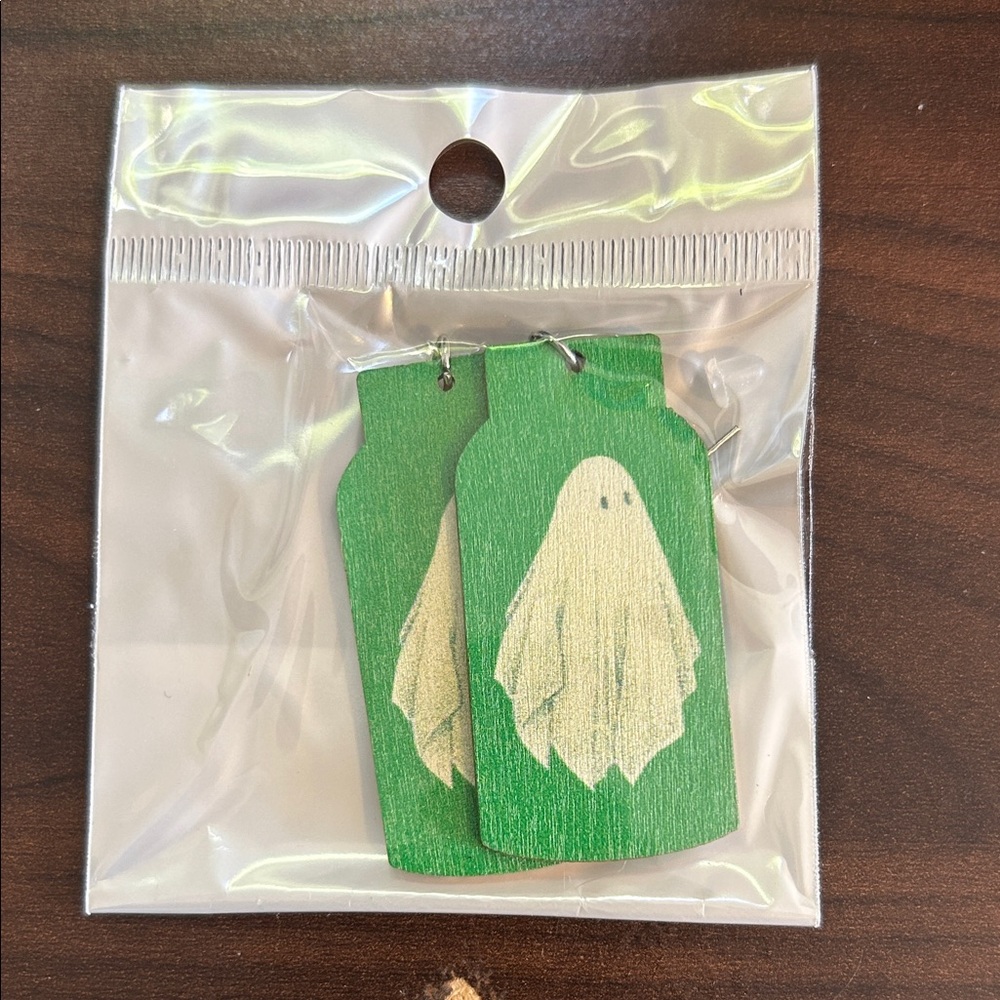 Wooden Halloween Earrings (Choose 1) - Picture 6 of 9